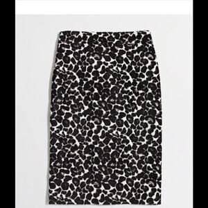 J. Crew Leopard Print Pencil Skirt
